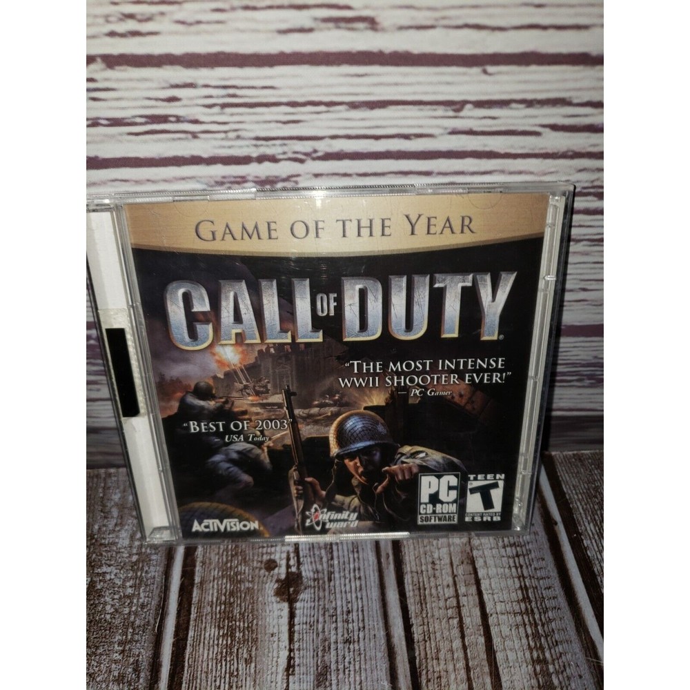 Call of Duty PC CD-ROM Game of the Year 2003 Activision